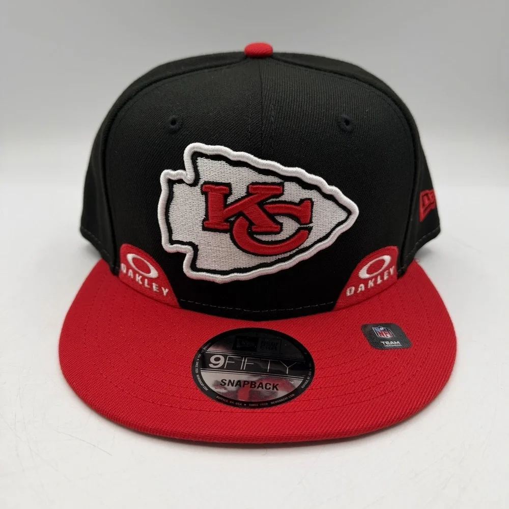 New Era 9Fifty Kansas City Chiefs NFL x Oakley Hat Cap Snapback Adjustable Black